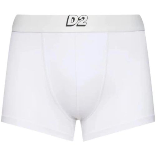 Slips blanc élastique logé boxer - Dsquared - Modalova
