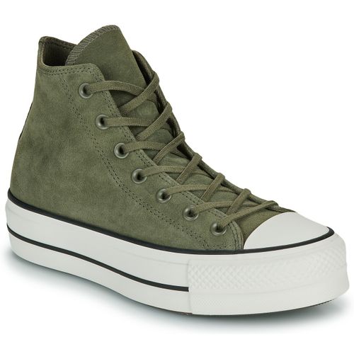 Baskets montantes CHUCK TAYLOR ALL STAR LIFT PLATFORM COLORFUL SUEDE - Converse - Modalova