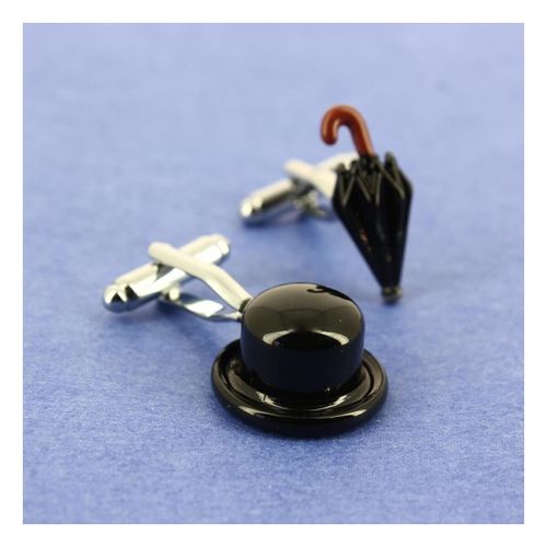 Boutons de manchettes Boutons de manchette Chapeau melon Rouge - Tony & Paul - Modalova