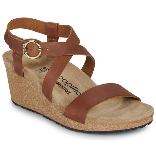 Sandales compensées Sibyl Ring-Buckle LENA Cognac - Papillio - Modalova
