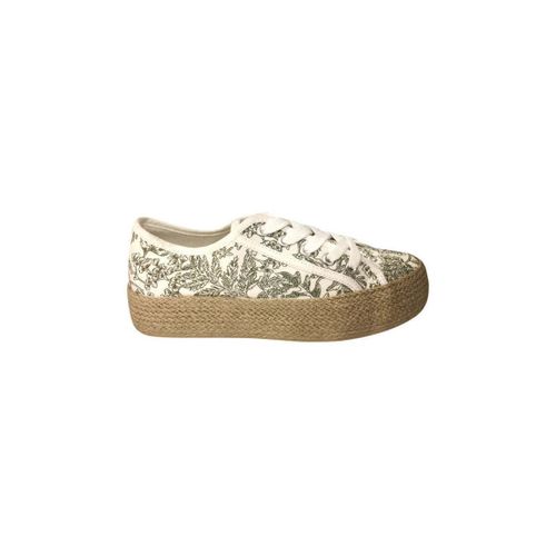 Baskets Baskets plateforme à lacets avec corde, Florale - Vera Collection - Modalova