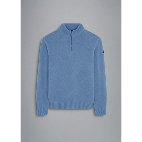 Sweat-shirt Pull camionneur bleu clair en laine - Paul & Shark - Modalova