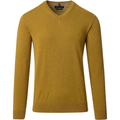 Sweatshirts Pull Col-V Jaune - Casamoda - Modalova