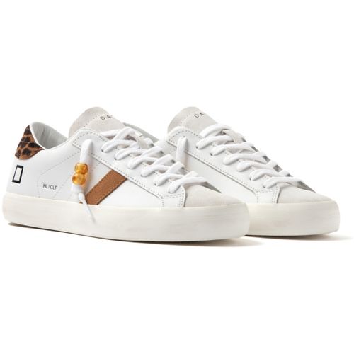Baskets D-A-T-E-HL-CA-WD HILL LOW CALF WHITE LEOPARD - D.A.T.E. - Modalova