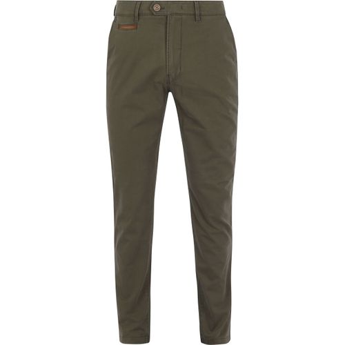 Pantalon Chino Benny 3 Vert Olive - Atelier Gardeur - Modalova