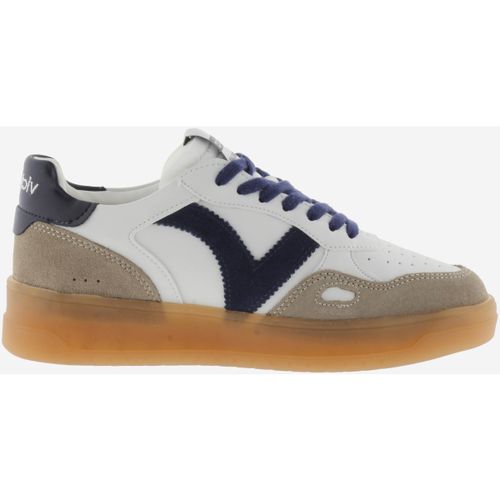 Baskets basses BASKET SEUL EFFET CUIR DAIM COULEUR 1257125 - Victoria - Modalova