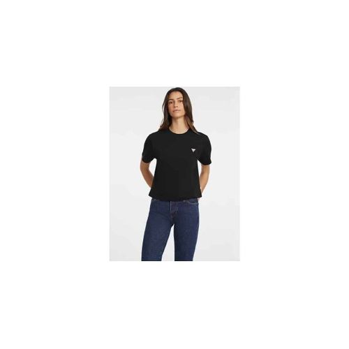 T-shirt W4YI05 K8HM0 BOXY MINI TRIANG TEE-JBLK - Guess - Modalova