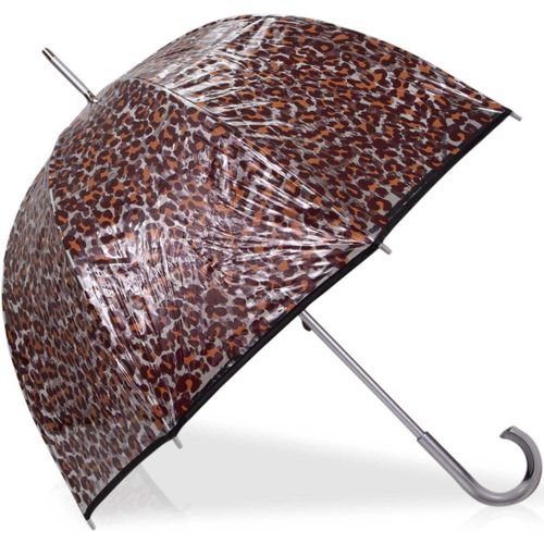 Parapluies Parapluie cloche transparent PVC/Léopard beige - Isotoner - Modalova