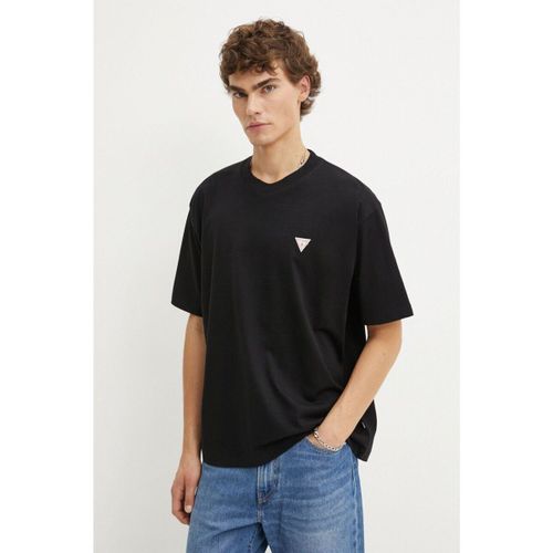 Chemise M4YI46 K8FQ4 TRIANGLE TEE-JBLK BLACK - Guess - Modalova