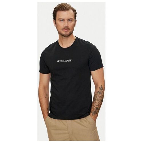 T-shirt M4YI52 K8HM0 EMBRO TEE-JBLK JET BLACK - Guess - Modalova
