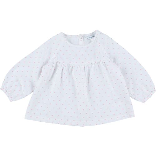 Blouses Blouse blanc, rose - Vertbaudet - Modalova