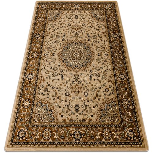 Tapis Tapis ROYAL E0177 Cadre, rosette - beige 200x290 cm - Rugsx - Modalova