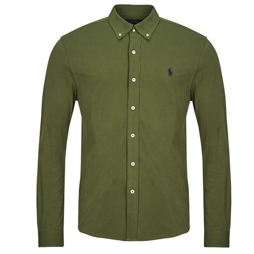 Chemise CHEMISE AJUSTEE COL BOUTONNE EN POLO FEATHERWEIGHT - Polo Ralph Lauren - Modalova