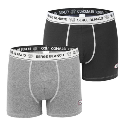 Boxers Lot de 2 Boxers avec surpiqûres Class - Serge Blanco - Modalova