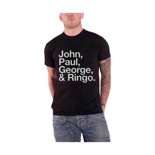 T-shirt John Paul George Ringo - The Beatles - Modalova