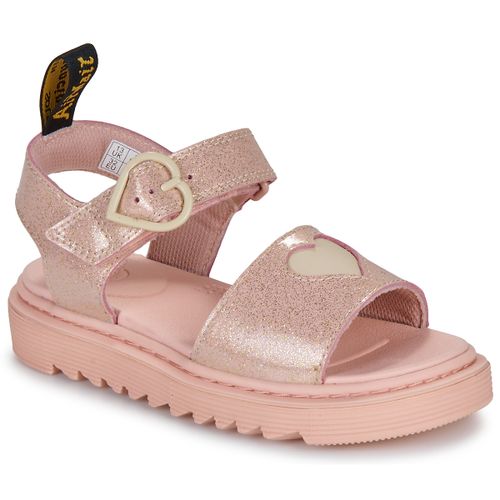 Sandales compensées Marlowe Hearts J Powder Pink+Cloud Cream - Dr. Martens - Modalova