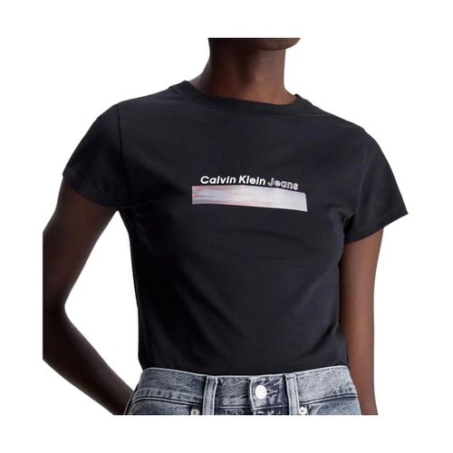 T-shirt Diffused Box Fitted - Calvin Klein Jeans - Modalova