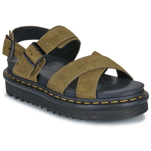 Sandales compensées Voss II DMs Olive Bronx Suede - Dr. Martens - Modalova