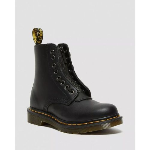 Bottes plates 23863001 - 1460 PASCAL FRNT ZIP-BLACK - Dr. Martens - Modalova
