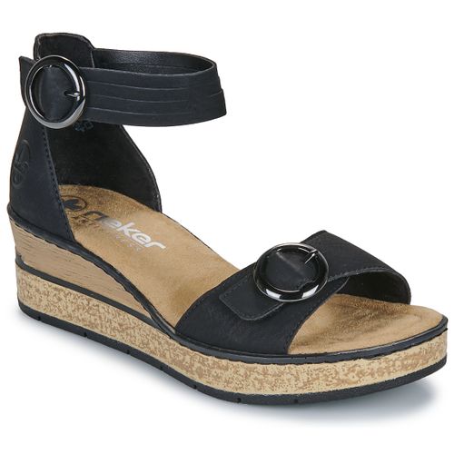 Sandales compensées 63780-00 - Rieker - Modalova