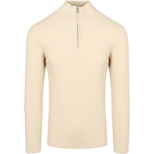 Sweatshirts Pull Demi-Zip Structure Écru - Profuomo - Modalova