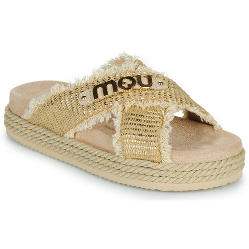 Sandales compensées CRISS-CROSS ROPE SANDAL RAFFIA - Mou - Modalova