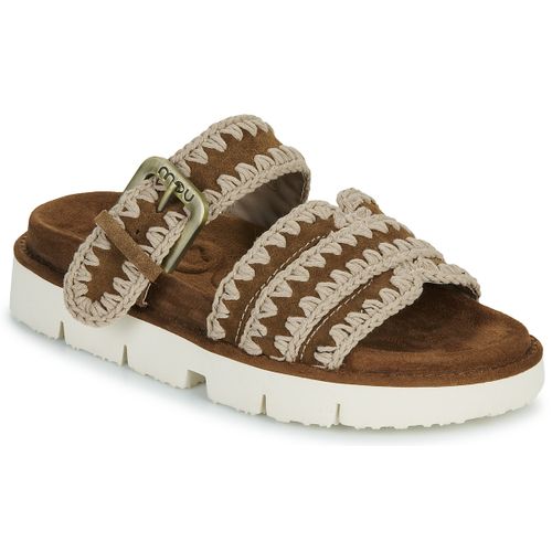 Sandales plates BIO TWO BUCKLES MULTI STITCH - Mou - Modalova