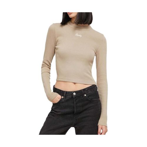 T-shirt Superdry Emb Fitted Top - Superdry - Modalova