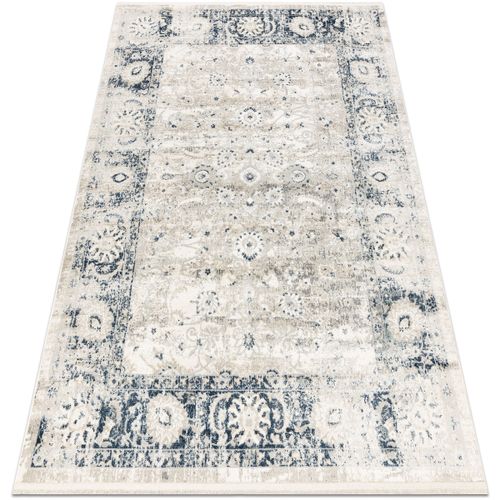Tapis Tapis moderne DISTIN 0843A blanc / bleu 80x150 cm - Rugsx - Modalova