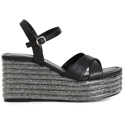 Sandales compensées C1HB4026 - Café Noir - Modalova