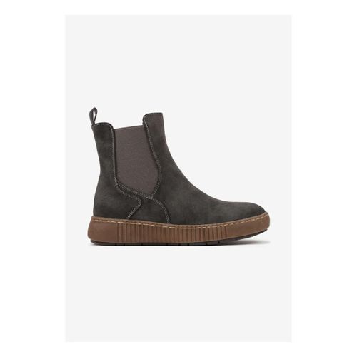 Bottines Bottine plates style Chelsea, Gris vert - Vera Collection - Modalova