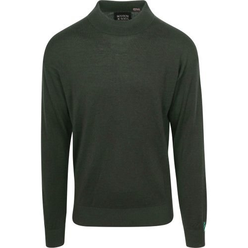 Sweatshirts Pull Essential Mix en laine vert foncé - Scotch & Soda - Modalova