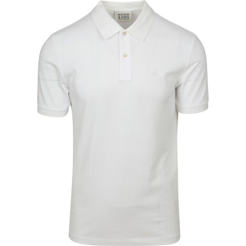 Polo Core Piqué Polo Blanche - Scotch & Soda - Modalova