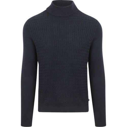 Sweatshirts Pull Col Roulé Cable Marine - Suitable - Modalova