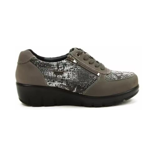 Derbies BLUCHER IMPERMÉABLE 799-2 NUBUCK-LICRA GRIS - G Comfort - Modalova