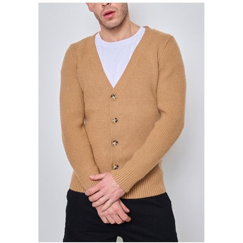 Pull Pull cardigan H, Marron - Kebello - Modalova