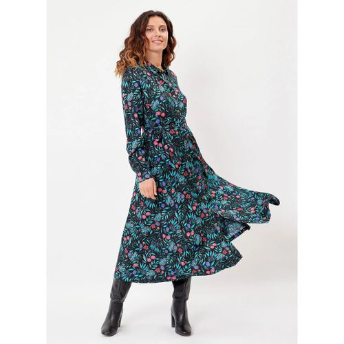 Robe Robe chemise imprimée coupe midi ANNA - La Fiancee Du Mekong - Modalova