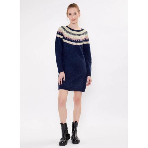 Robe courte Robe pull jacquard à motif LATA - La Fiancee Du Mekong - Modalova