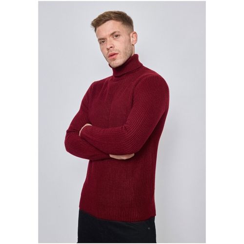 Pull Pull col roulé Bordeaux H - Kebello - Modalova
