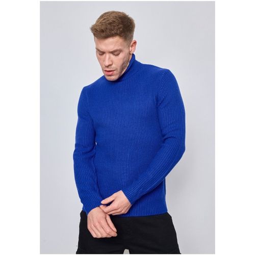Pull Kebello Pull col roulé Bleu H - Kebello - Modalova