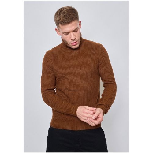 Pull Pull col roulé Marron H - Kebello - Modalova