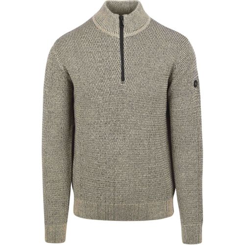 Sweatshirts Pull Demi-Zip Mélange Structure Stone - No Excess - Modalova
