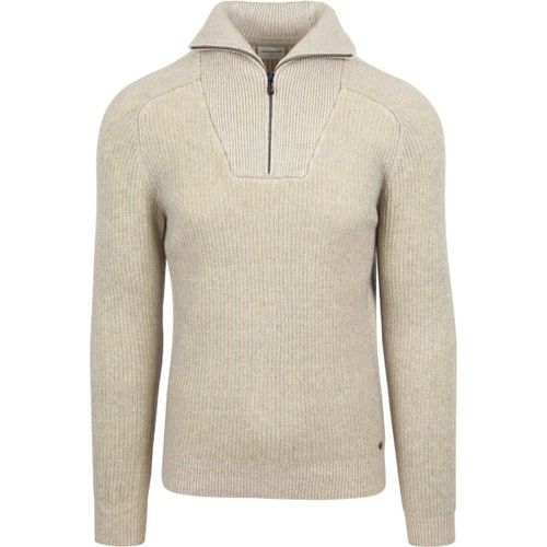 Sweatshirts Pull Demi-Zip Two Coloured Melange Greige - No Excess - Modalova