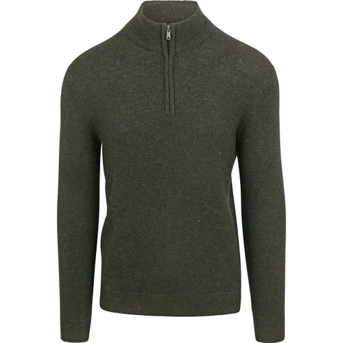 Sweat-shirt Essential Half Zip Pullover Mix Laine Vert Foncé - Superdry - Modalova