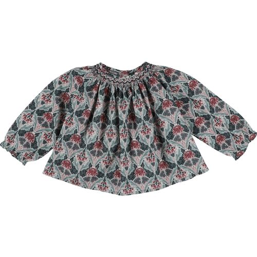 Blouses Blouse multicolore tissu liberty brodée main - Bonpoint - Modalova