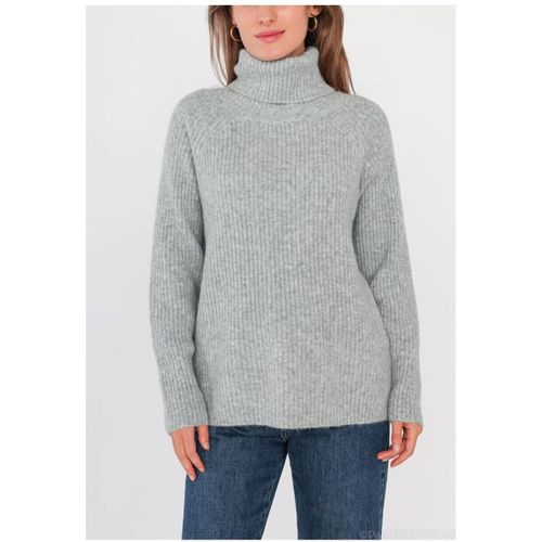 Pull Kebello Pull col Roulé Gris F - Kebello - Modalova