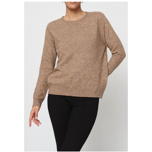 Pull Pull Col Rond F, Marron - Kebello - Modalova