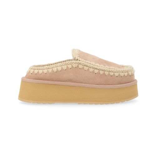Ville basse Sabot Eskimo Platform en daim camel - Mou - Modalova