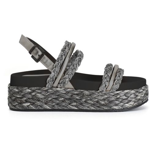 Sandales compensées C1HH9004 - Café Noir - Modalova