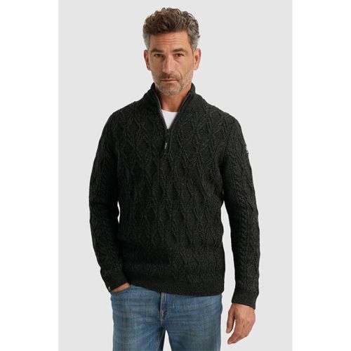 Sweatshirts Pullover Demi-Zip Heavy Knit Noir - Vanguard - Modalova